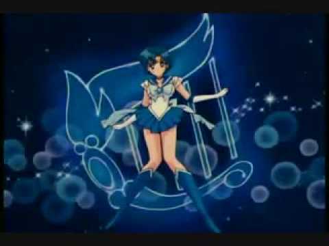 sailor mercury todas las transformaciones y ataques