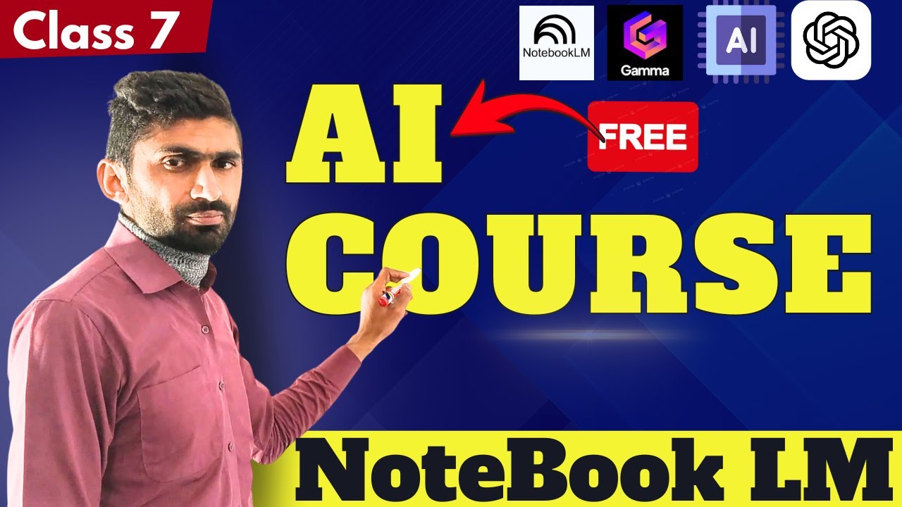AI COURSE for Beginners – Class 7 - NoteBook LM AI - #course #ai - YouTube