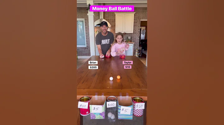 Money ball battle!! #familyfun #moneygames