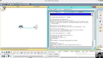 Configuring SSH (Switch 2960) - Configurando SSH  (Switch 2960)