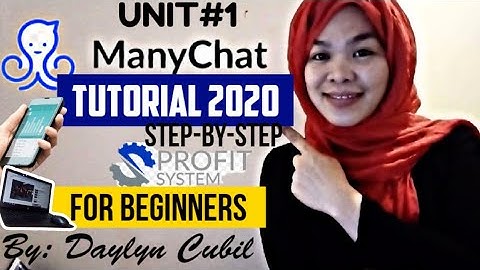 ☑️💲Manychat Tutorial 2020 | How to Set up Manychat Step-by-Step For Beginners |Tagalog