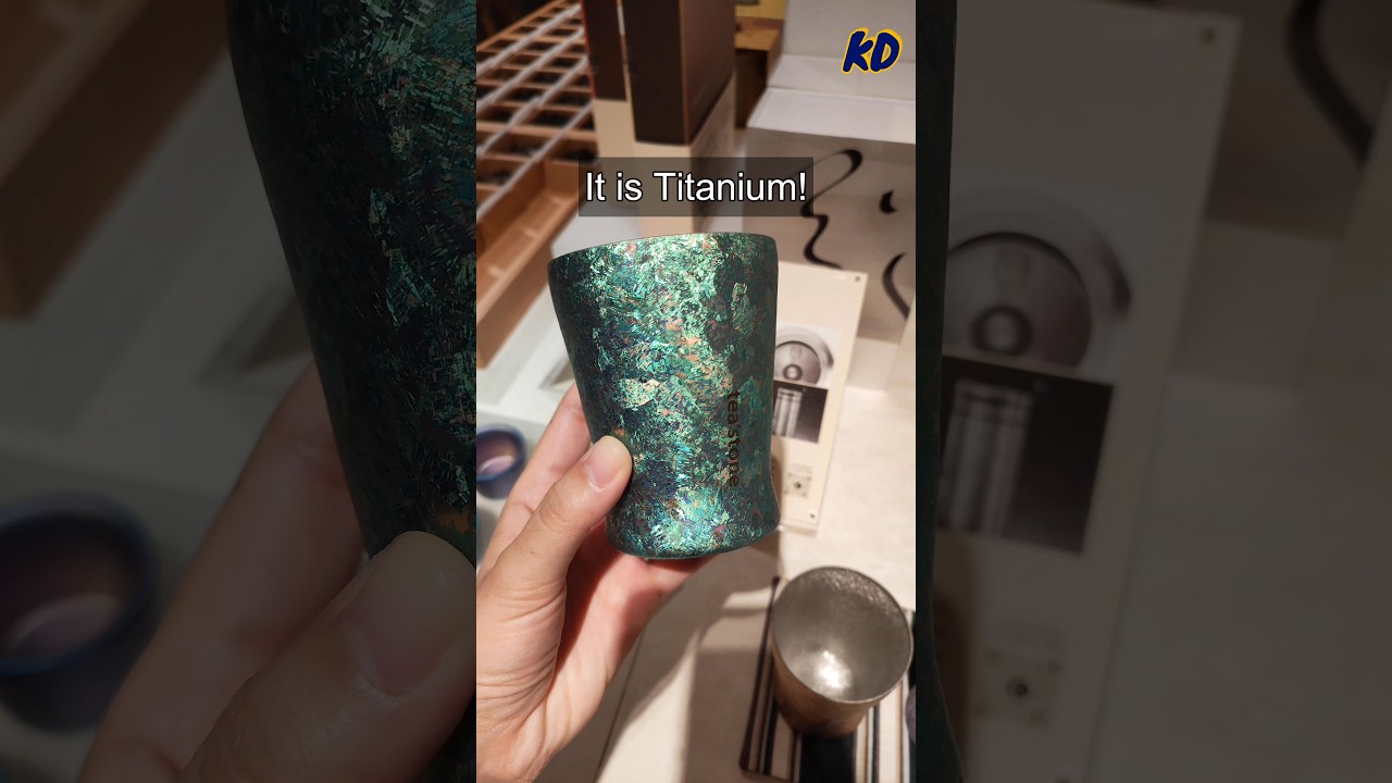 Titanium Chinese tea cup!  