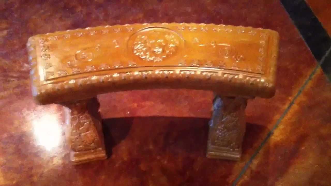 Concrete Bench Top the Lion Bench YouTube