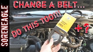 GX470 - Always! Check pulleys when replacing serpentine belt Idler or tensioner pulley 4Runner
