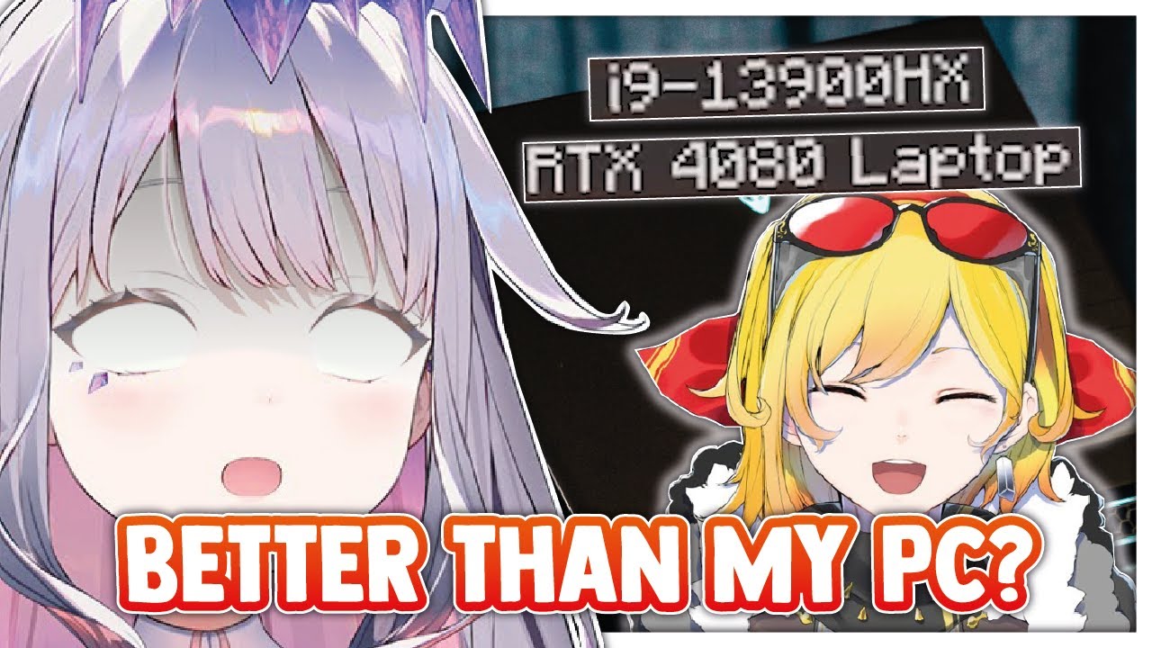 When Biboo found out that Kaela's Laptop has better specs than her PC...