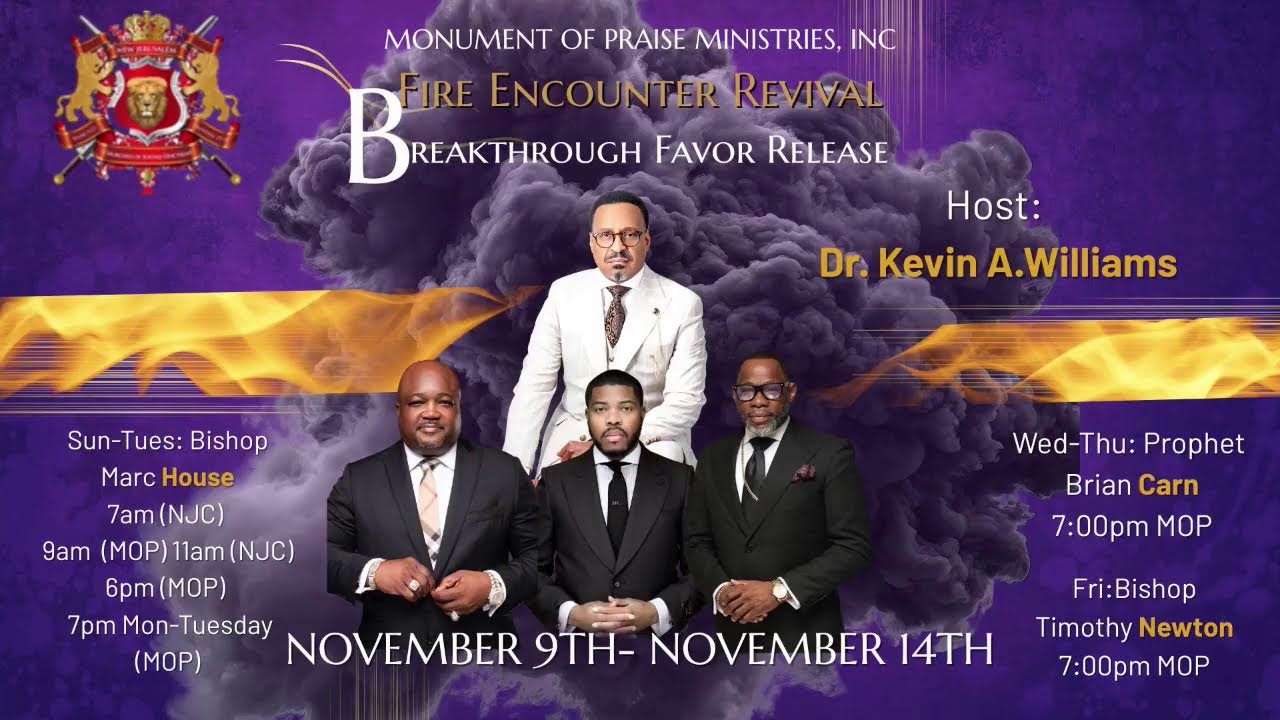 Fire Encounter Revival | Bishop Marc L. House | "Turn The Page" | Genesis 