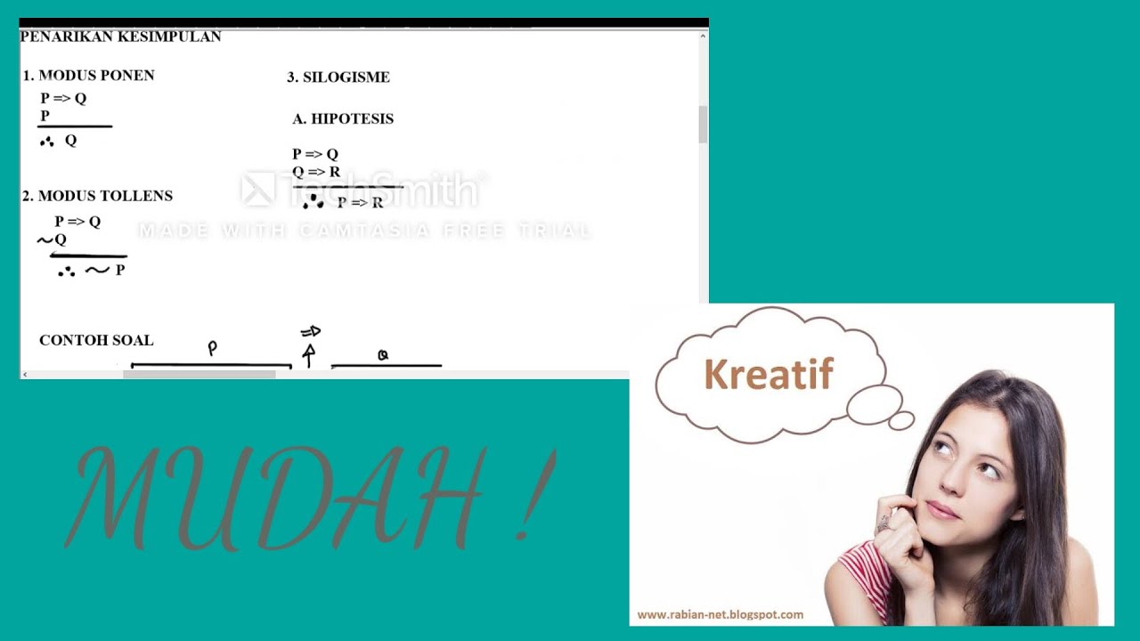 (LOGIKA MATEMATIKA) "PENARIKAN KESIMPULAN" #part2 