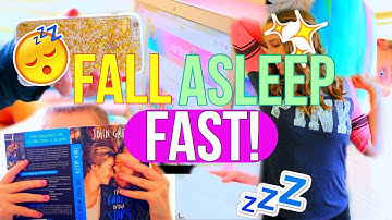 How to Fall Asleep FAST in 40 Seconds! | 10 Life Hacks For When You Can