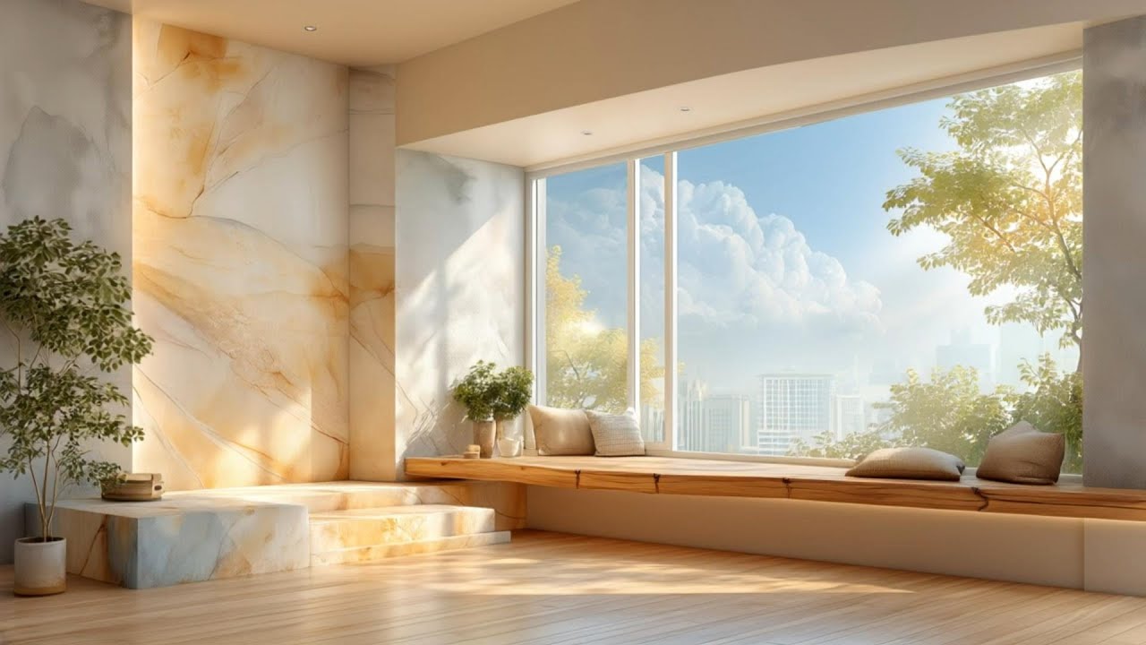 Stillness Near the Glass | quiet light music, soft reflective ambient