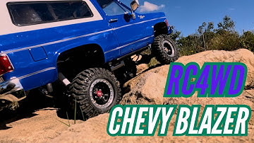 "Old New Blue" RC4WD TF2 Chevy Blazer Limited Edition 1/10 Scale RC Rock Crawler #rccrawler