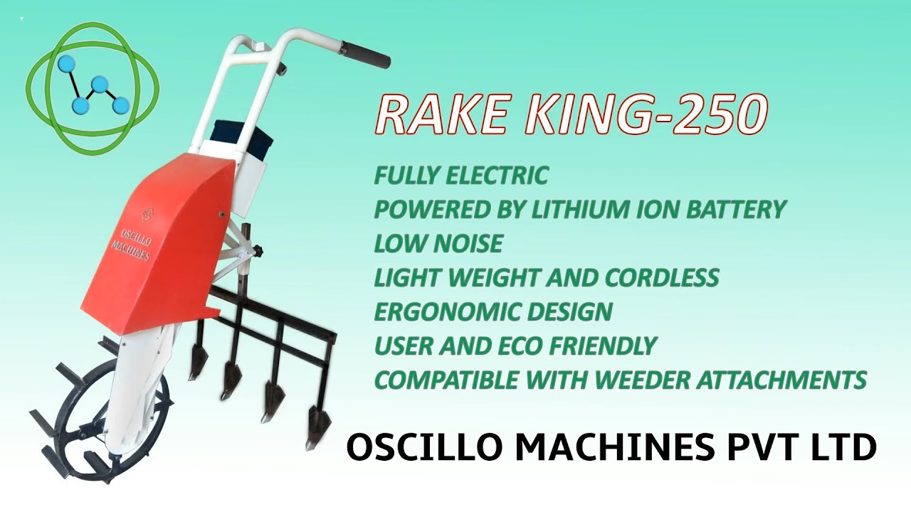 RAKE KING250 ELECTRIC POULTRY RAKING MACHINE YouTube