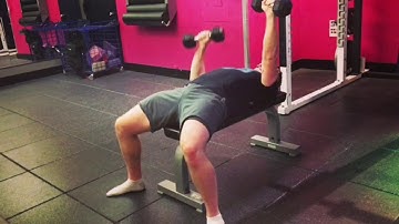 Dumbbell 1-1-2 Bench Press