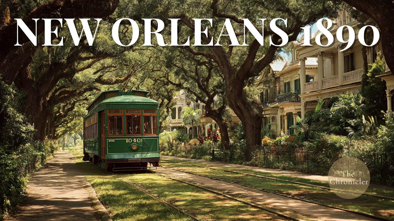 Новый Орлеан, 1890 год (реконструкция, выполненная с помощью искусственного интеллекта)