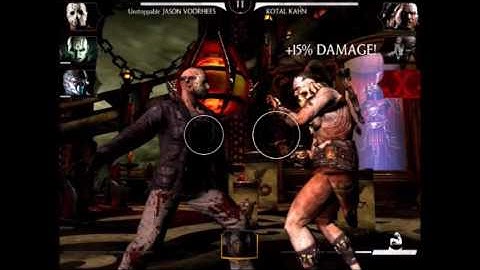 MORTAL KOMBAT X iOS/Android  Unstoppable Jason Voorhees specail move