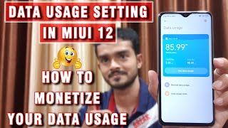 Data Usage Settings in MIUI 12 | Redmi Mobile Data Usage Settings | Monetize Your Date In MIUI 12 Net Worth