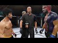 Bruce Lee vs. Horror Jason X (EA sports UFC 3)