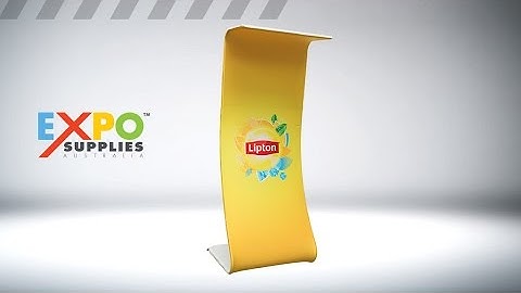 Capped Arc Framed Banner Product video, setup & assembly instructions