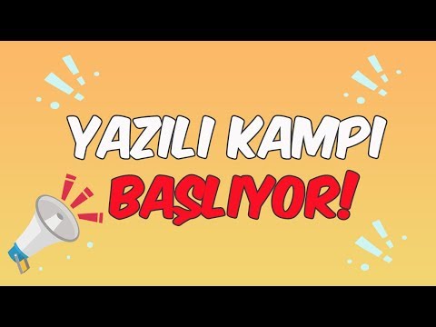 8.Sınıf Yazılı Kampı BAŞLIYOR!📢