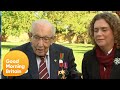 Colonel Tom Moore Awarded Knighthood But What Will He Say to the Queen? | Good Morning Britain