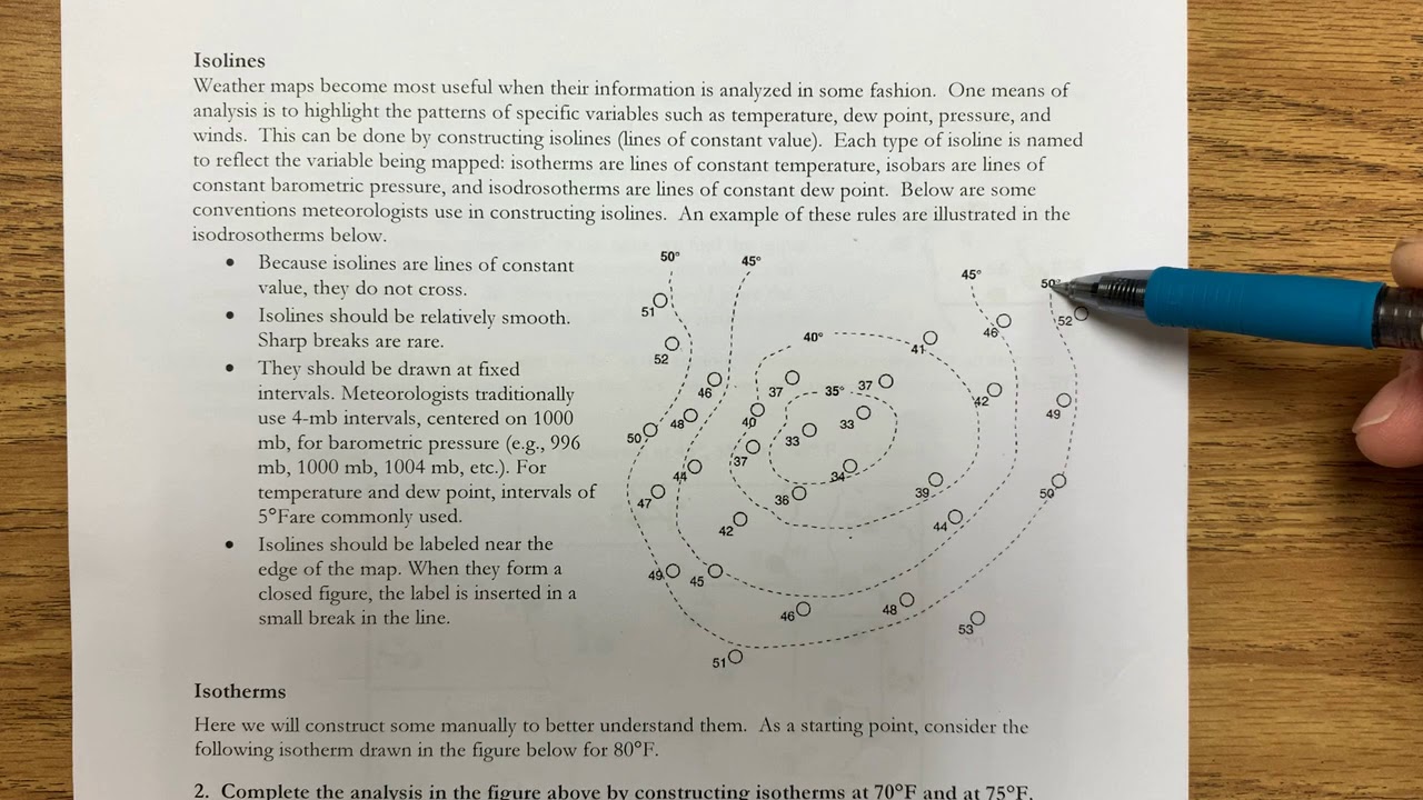 Lab - Surface Weather Analysis - YouTube