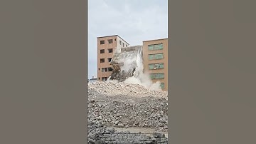 Demolition Fail : Two Buildings Collapse onto Adjacent Occupied Structure (Shocking Footage) 🚧"