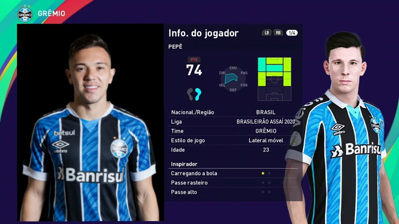 Camisa Grêmio Final COPA DO BRASIL 2021 - Jogador Pepê - ALLFC