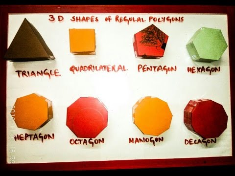 How To Make Solid Shapes With Chart Paper