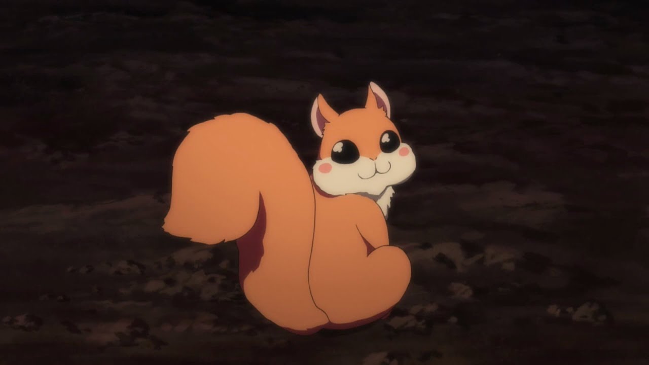 Anime cute furry squirrel