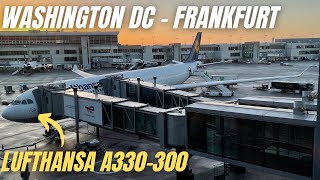 TRIP REPORT | Lufthansa Economy Class | Washington DC (IAD) to Frankfurt (FRA) | Airbus A330-300