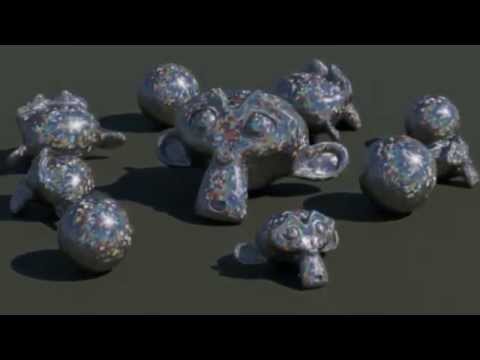 Diffraction Grating Test - Blender Cycles