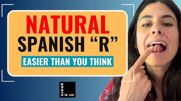 How To Make a NATURAL R in Spanish - It