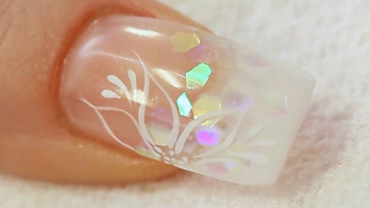 Beginners UV Gel Nail with a Tip and Overlay Tutorial - YouTube