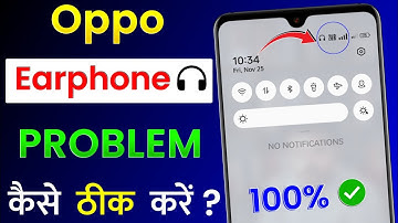 How To Remove Earphone, Headphone Symbol In Oppo | Oppo Mobile Me Earphone Mode Ko Kaise Hataye