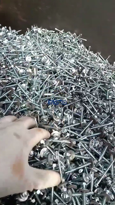 Screws Manufacturing, Hex Washer Head Self Drilling Screw With Bonded EPDM Washer #manufacturer