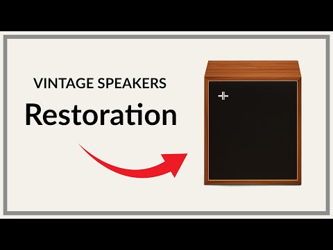 Vintage Philips Speakers Restoration (1970s) | Philips 22 RH 943
