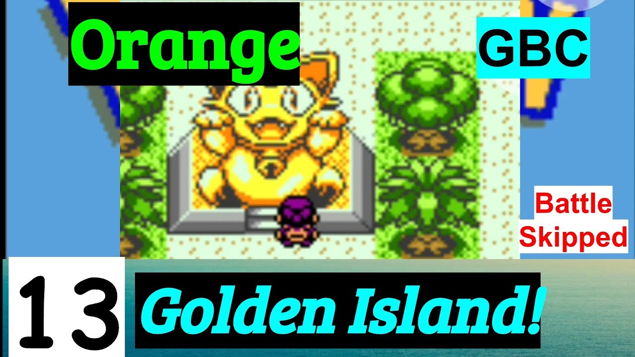 Pokemon Orange Part 13 Golden Island | Moro Trophy & Amulet Coin | GBC Rom Hack