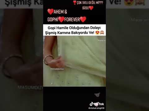 Masum hind dizisi || Gopi  hamile  olduğunda  ahem  onun  şişmiş  karnına  bakıyordu  ve!😍😂