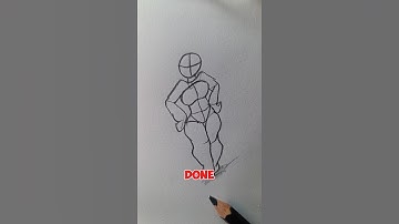 Female Pose Variations 💃 Easy #art #shorts #foryou  #tutorial #satisfying #howto #easy #sketch