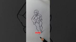 Female Pose Variations 💃 Easy #art #shorts #foryou #tutorial #satisfying #howto #easy #sketch