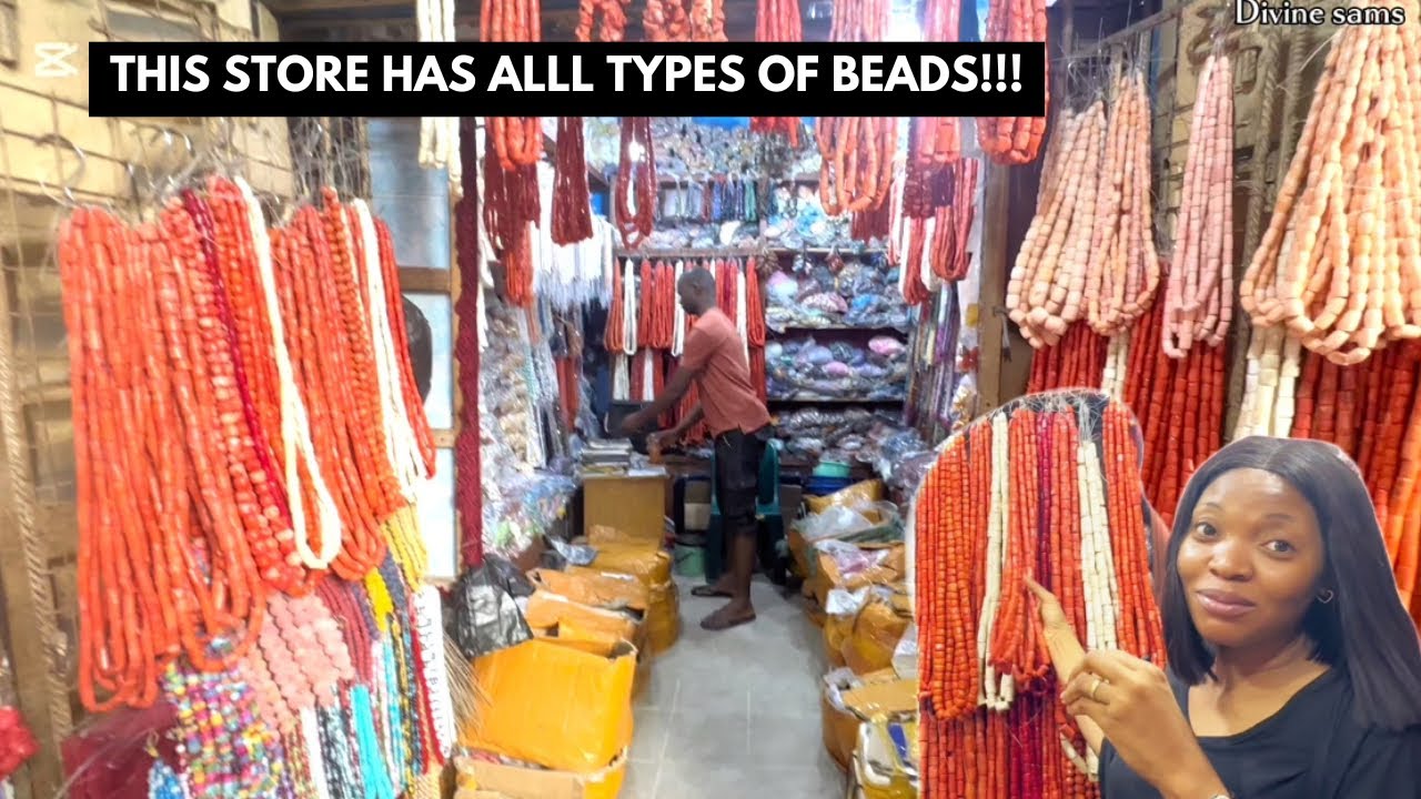 THE BEAD STORE I FOUND IN LAGOS!!!