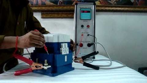 Automatic Milli Volt Drop Tester 200 A