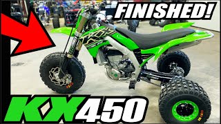 2020 KX450 kawasaki BVC TRIKES Dirt bike to Three Wheeler Conversion Build Finished