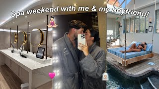 SPEND THE WEEKEND WITH ME AND MY BOYFRIEND! | Spa Vlog! | Sophie Clough