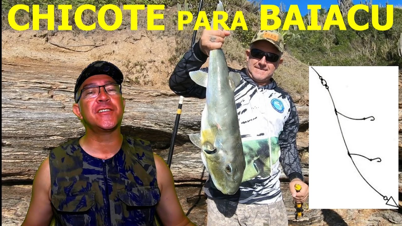CHICOTE PARA PESCARIA DE BAIACU ARARA, A EVOLUÇÃO DO CHICOTE PARA PESCA DO BAIACU, SEGREDO REVELADO!