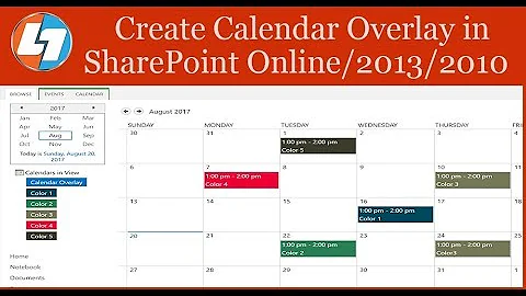 how to create color coded calendar in SharePoint 2013