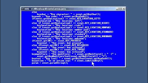 Lesson4 Reading Keyboard Events | Java Graphics Tutorial