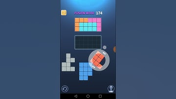 Block Puzzle King Fusion Mode Level 174 Walkthrough Solution