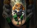 india wolf vs pakistan wolf 🐺💪#ai #trending #short #wolf