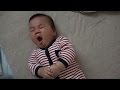 生後6ヶ月の赤ちゃん 寝起きがいいね！オナラも豪快！【高画質 SONY HDR-CX900で撮影】