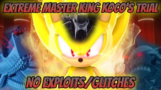 Extreme Master King Koco's Trial (No Exploits/Glitches) | Sonic Frontiers Gameplay